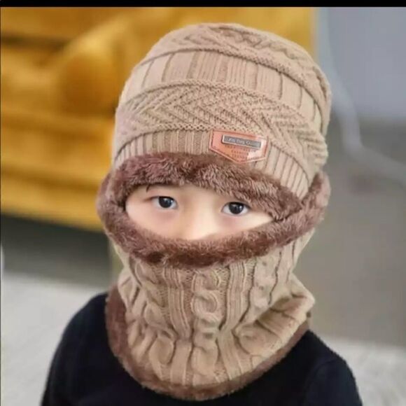 Kids 2-Pieces Winter Beanie Hat Scarf Set Brand New - Picture 15 of 16